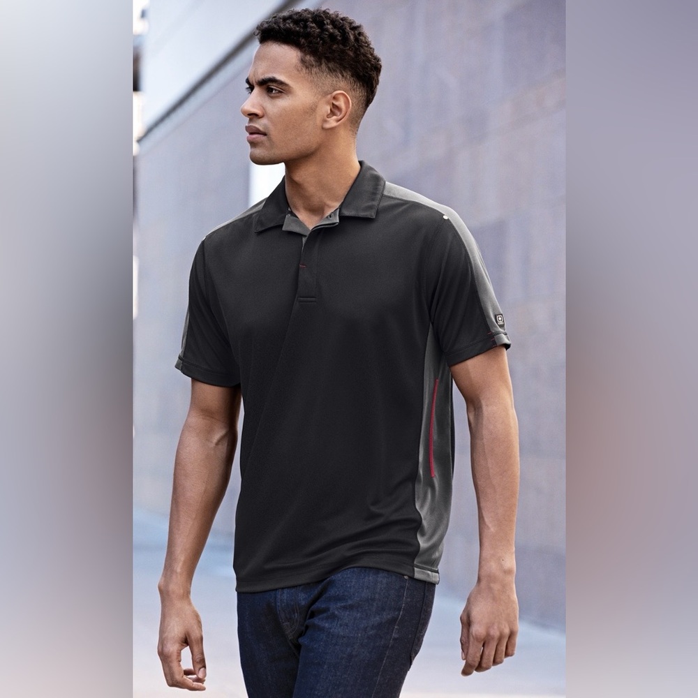 NWT OGIO Trax Polo Golf Shirt Men’s Size Large Stay Cool Wicking Technology N3
